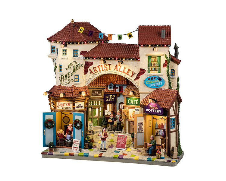 Kerstfiguur Crepes & croissants bakery b/o led LEMAX
