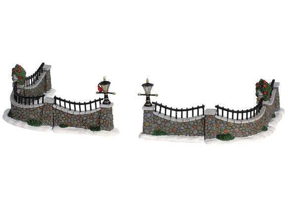 LEMAX STONE WALL, SET OF 6 #63576