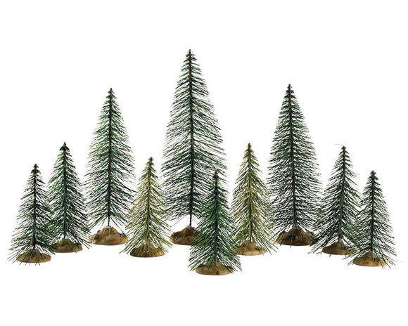 LEMAX VILLAGE COLLECTION NEEDLE PINE TREES #84358