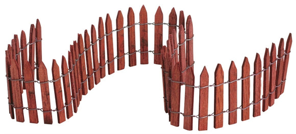 Lemax 18 Wired Wooden Fence #84813