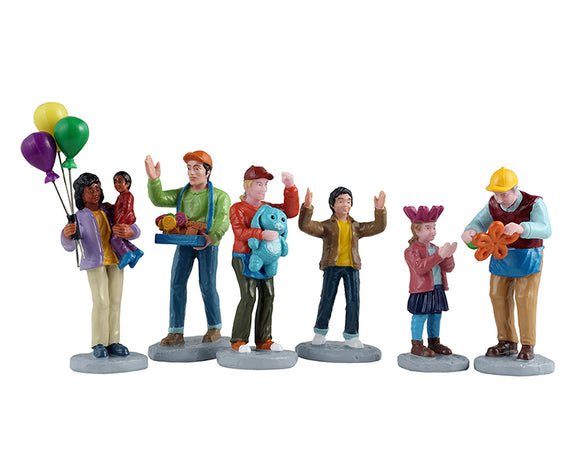 LEMAX FUN AT THE CARNIVAL, SET OF 6 #52520