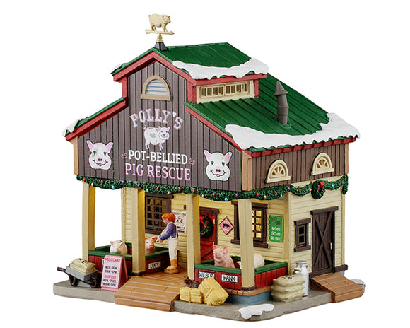 LEMAX POLLY'S POT-BELLIED PIG RESCUE #55323