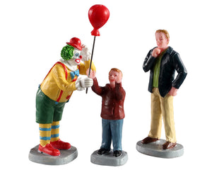 LEMAX FRIENDLY CLOWN, SET OF 3 #02953