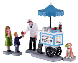 LEMAX HAPPY SCOOPS ICE CREAM CART, SET OF 5 #12037