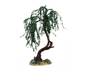 LEMAX VILLAGE COLLECTION GREEN WILLOW, MEDIUM #14373 Retired / Discontinued