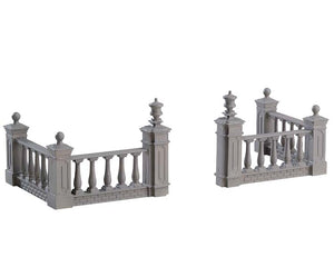 LEMAX PLAZA FENCE, SET OF 4 #74237