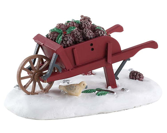 LEMAX VILLAGE COLLECTION WHEELBARROW #84365